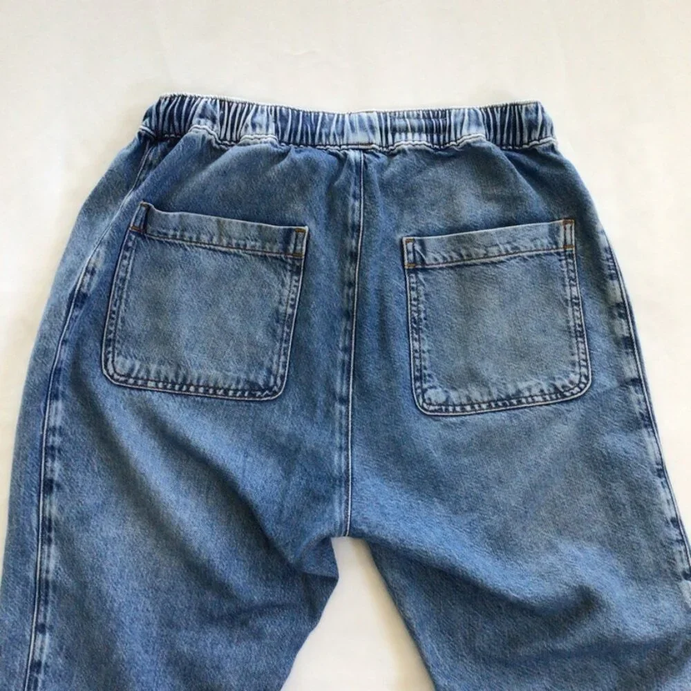 Anthropologie Drawstring Utility Jeans Sz XS - Picture 4 of 9